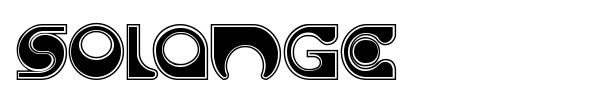 Solange font preview